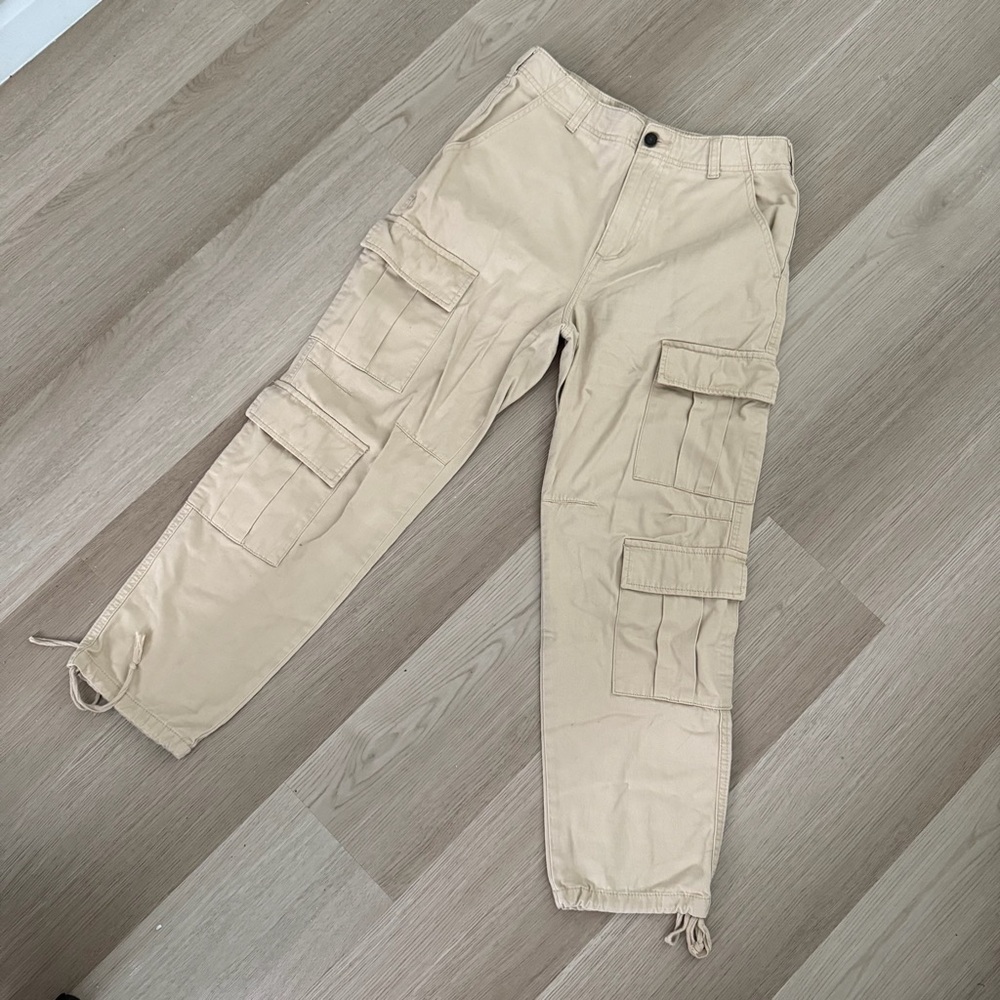 F21 Beige Cargo Pants